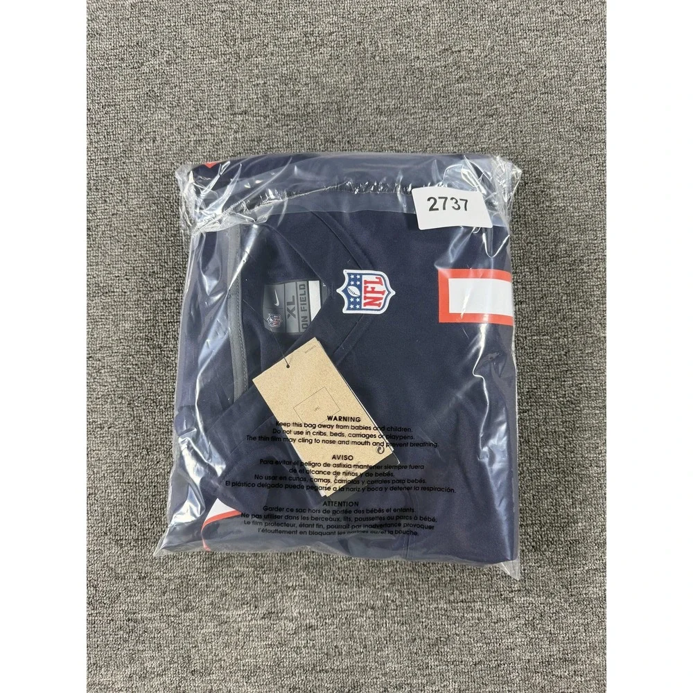 Chicago Bears Jersey Mens XL Blue Nike NFL Football Justin Fields 1 On Field